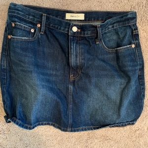 Gap mini denim skirt